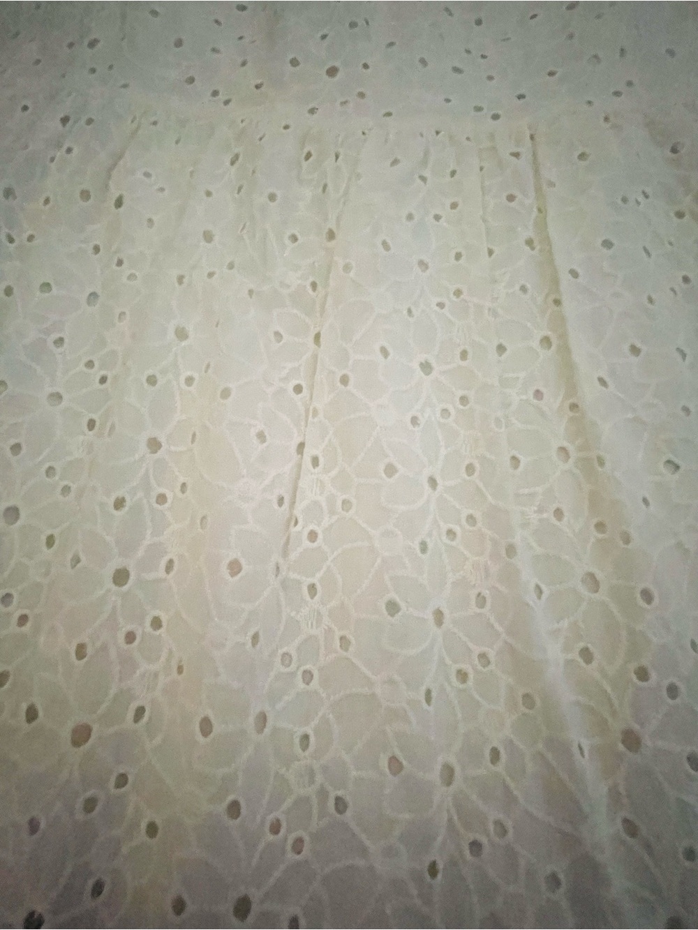 Zara White Eyelet Tiered Maxi Skirt - Picture 7 of 7